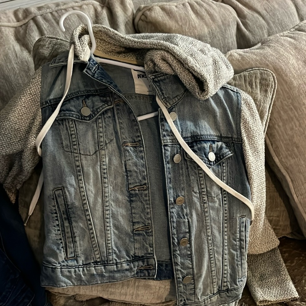 Hooded Jean jacket